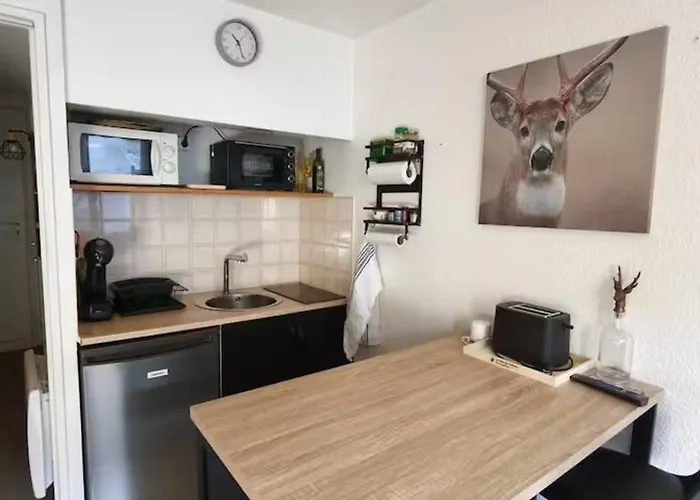Apartment With Balcony And View In Sauze
