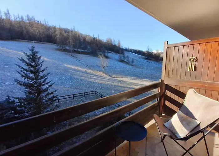 With Balcony And View In Sauze Apartment *